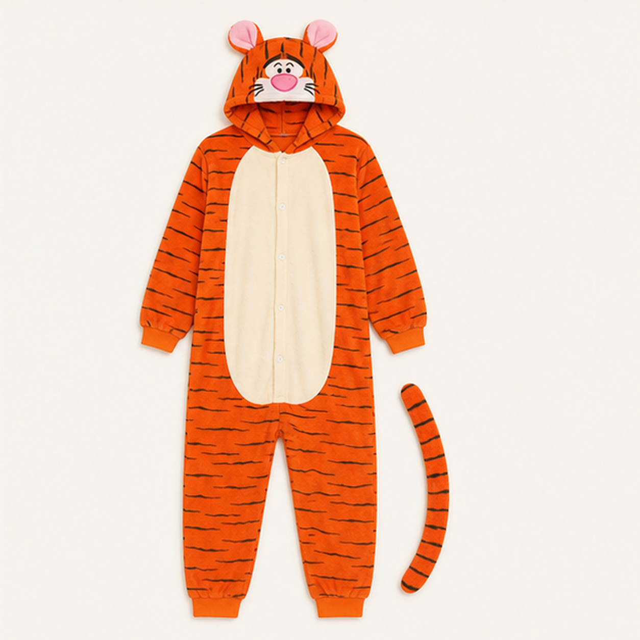 Tigger Cartoon Tiger Kigurumi Onesie 08 detail