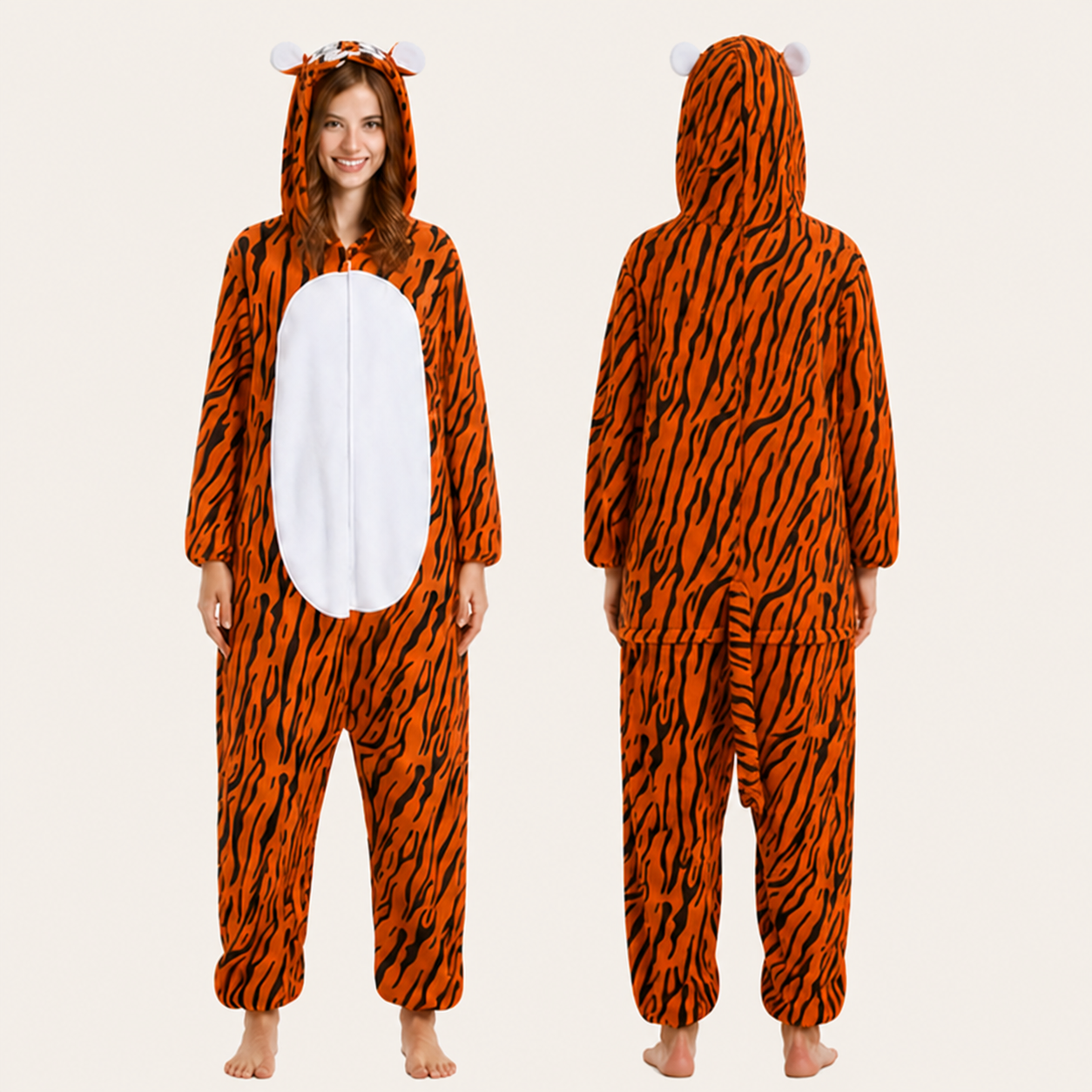 Tigger kigurumi onesie — 02 front back