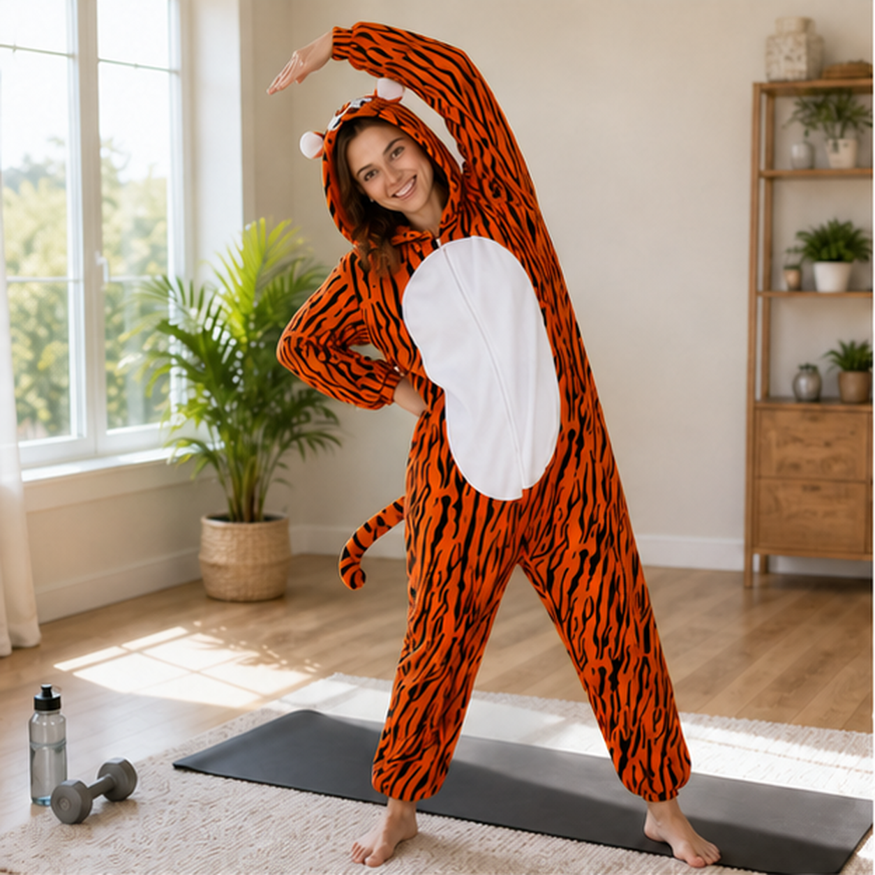 Tigger kigurumi onesie — 05 home scene