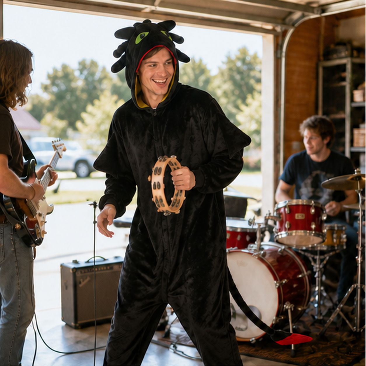 Toothless kigurumi onesie — 05 home scene