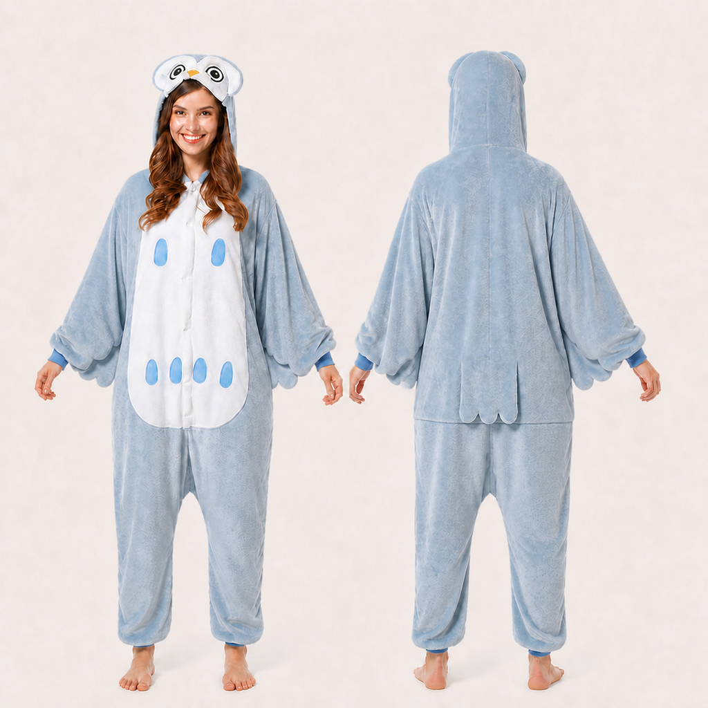 Totoro kigurumi onesie — 02 front back