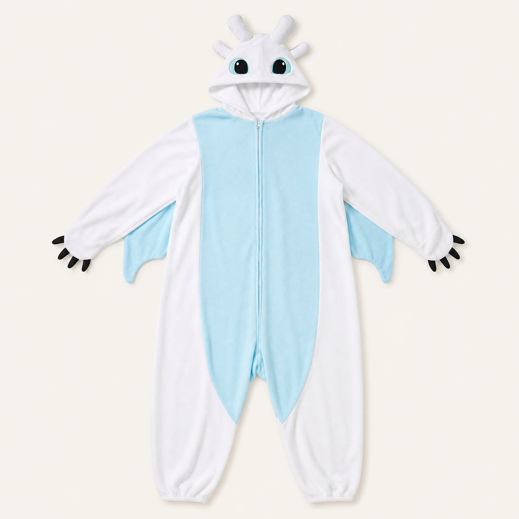 Two-Tone Dragon kigurumi onesie soft texture