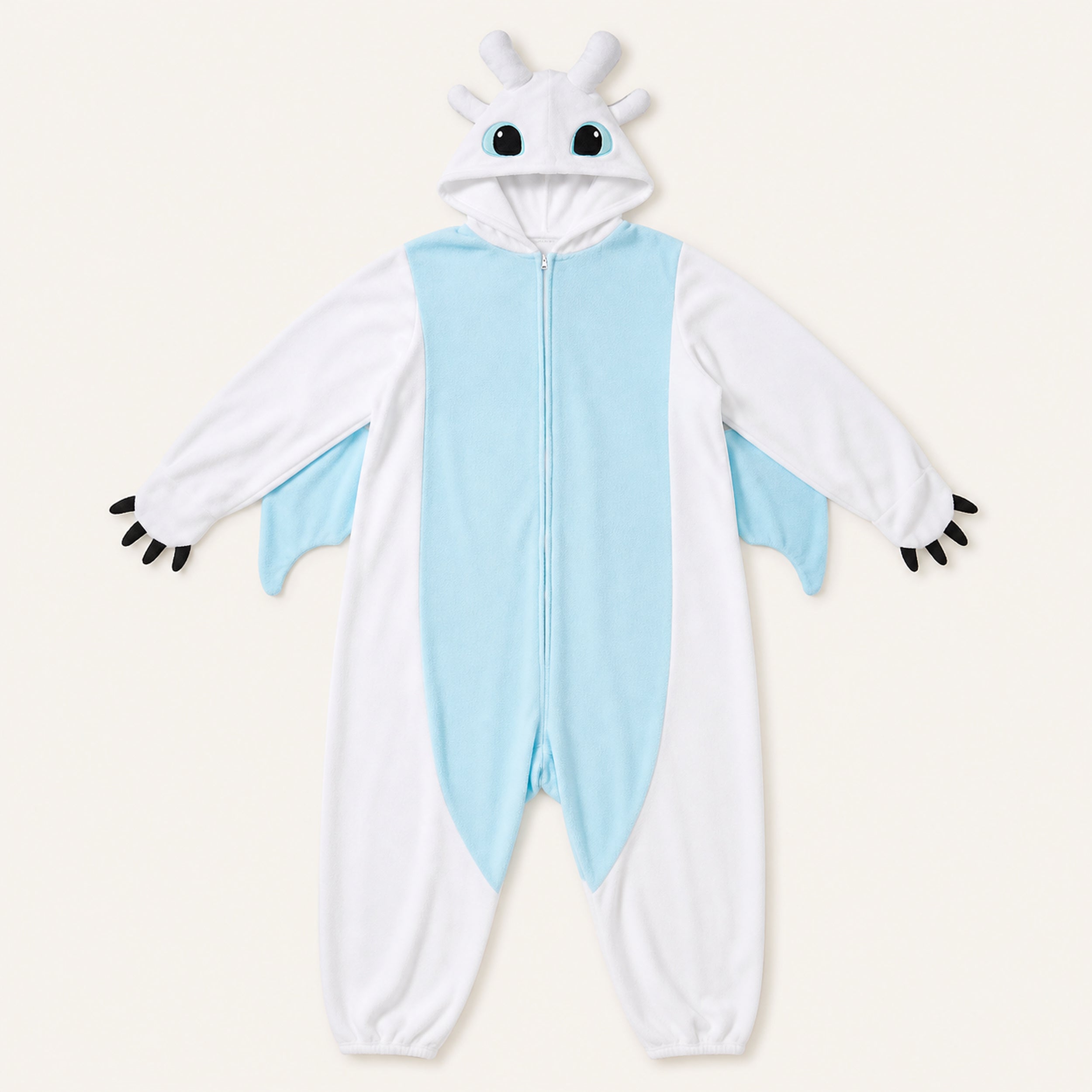 Two-Tone Dragon kigurumi onesie soft texture