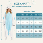 Two-Tone Dragon kigurumi onesie fit reference