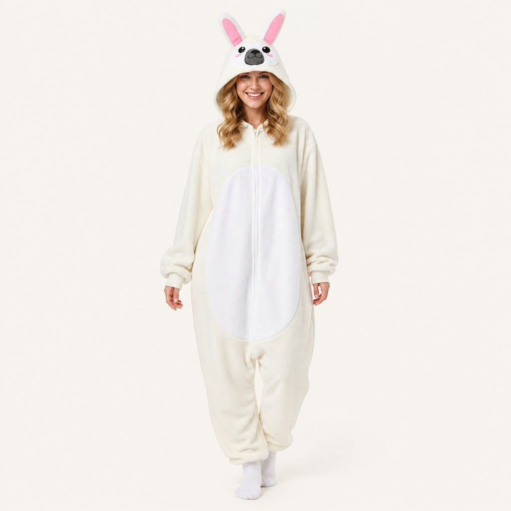 White Rabbit Kigurumi Onesie product image
