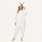 White Rabbit Kigurumi Onesie view 3
