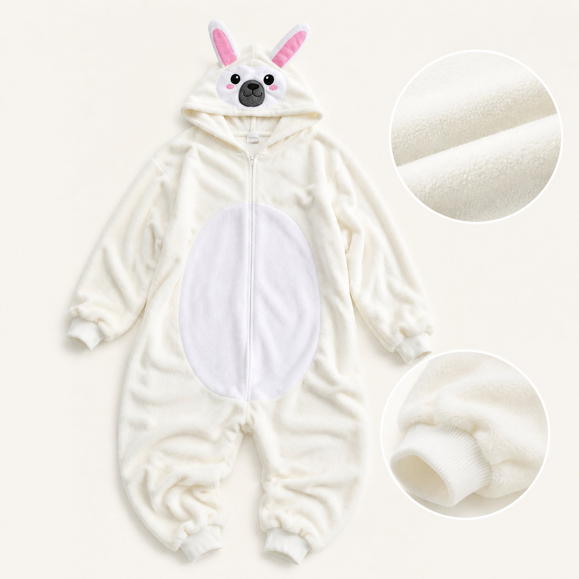 White Rabbit Kigurumi Onesie view 6