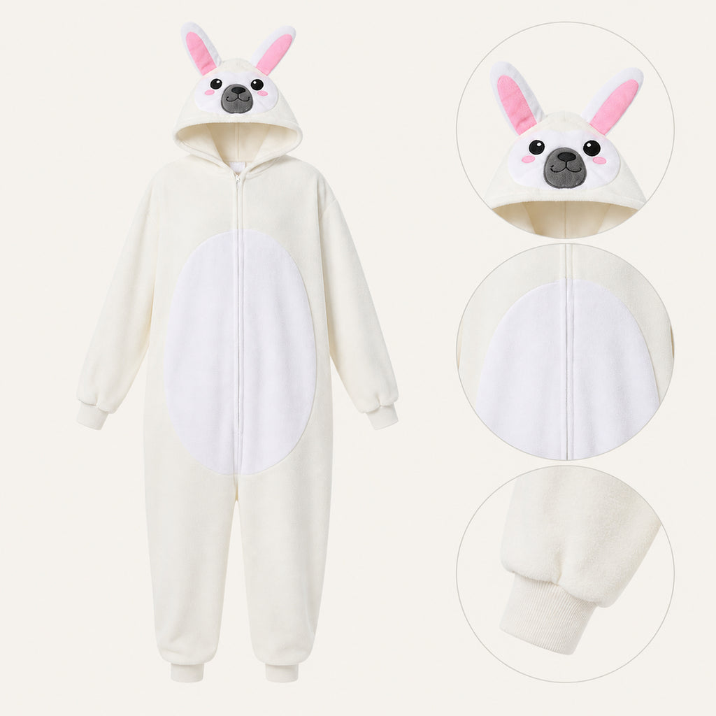 White Rabbit Kigurumi Onesie view 7