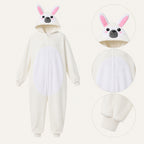 White Rabbit Kigurumi Onesie view 7