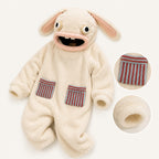 Wide-Eyed Rabbit kigurumi onesie feature details