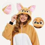 Yellow Cat Kigurumi Onesie - character detail