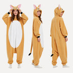 Yellow Cat Kigurumi Onesie - product views