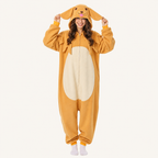 Yellow Dog Kigurumi Onesie - hero