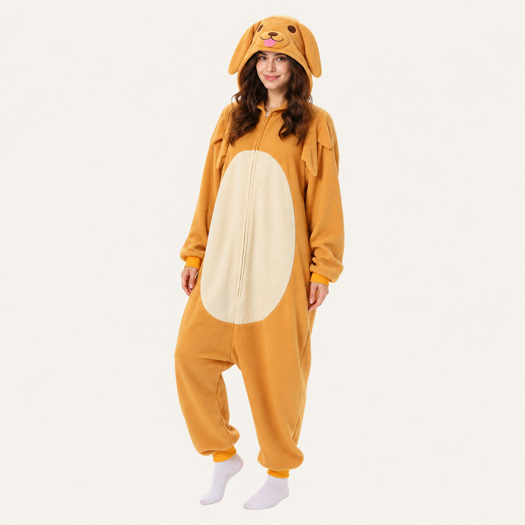 Yellow Dog Kigurumi Onesie - second look