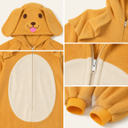 Yellow Dog Kigurumi Onesie - feature details